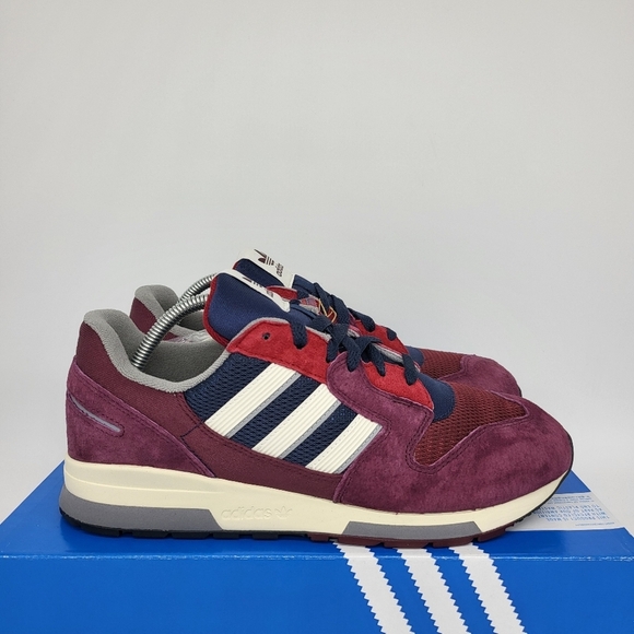 New adidas ZX 420 'Maroon Collegiate Navy' Men's Athletic Shoes Size 10 - Picture 3 of 9